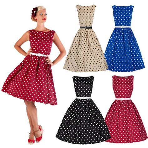 Dress S S ROCKABILLY DRESS Vintage Style Swing Pinup Retro Housewife Party Walmart Com