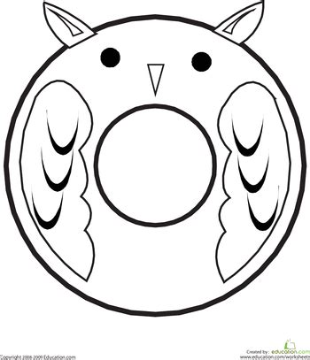 Letter o coloring pages that parents and teachers can customize and print for kids. Coloring Sheet: "O" is for OWL | Cores, Alfabeto, Alfabeto ...