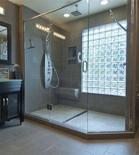 Glass type the type of glass on your shower door determines the level of privacy you'll get. 22 Awesome Glass Block Shower Ideas To Increase Your ...