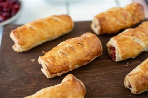 Turkey Stuffing And Cranberry Sausage Rolls Culinary Ginger