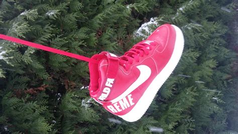 Supreme Nike X Supreme Af1 Red Grailed