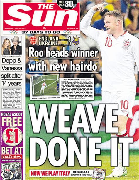 Euro 2012 England Beat Ukraine The Front Pages Recent 24 News