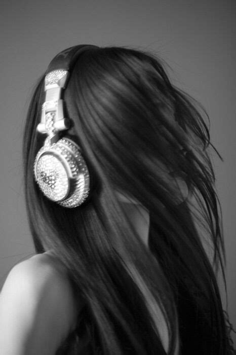 pin by aleksey on all music girl with headphones music photography headphones