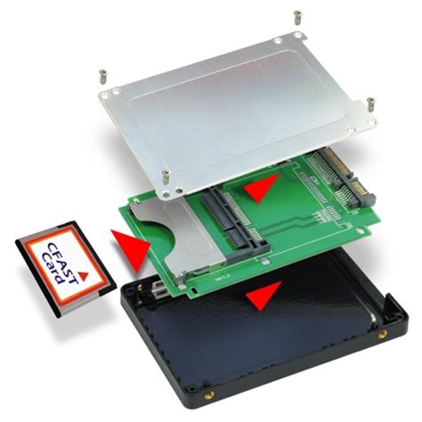 Ssdmf Cfast Card To Sata Adapter Ver12 M Factors Storage