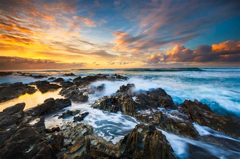 Wallpaper Sea Shore Sky Ocean Coast Horizon Water Headland