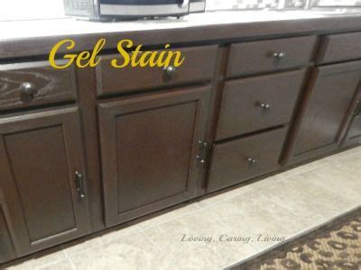 Instead of installing new oak cabinets, many homeowners save money by updating existing cabinets. Unfinished oak cabinets and gel stain. Finished Basement ...
