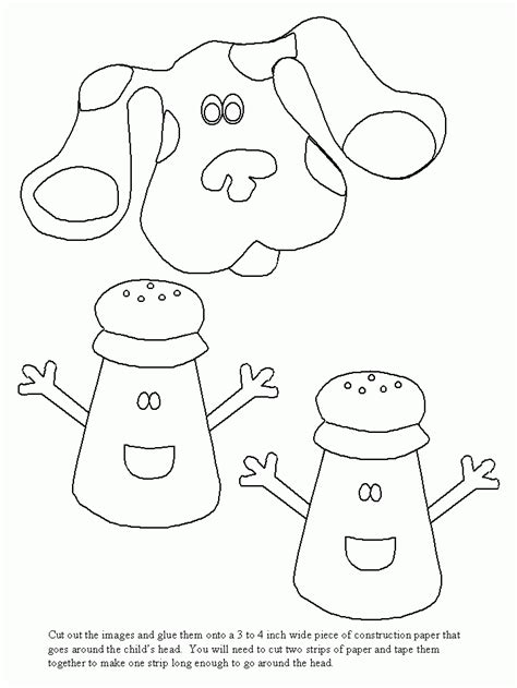 Blues Clues Coloring Pages Clip Art Library