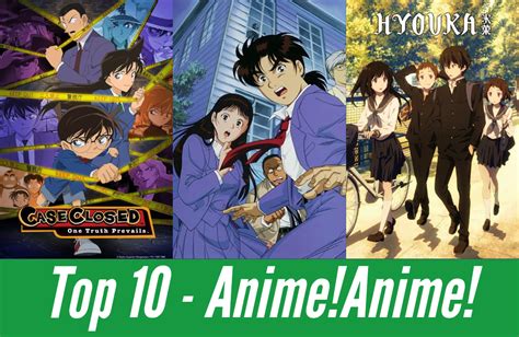 Top 10 Melhores Animes De Mistério Feijoada Nerd E Otaku