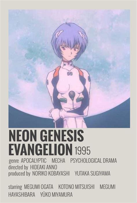 Neon Genesis Evangelion Polaroid Poster In 2021 Evangelion Neon