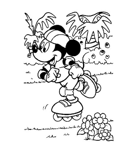 Kleurplaat Mickey Mouse Verjaardag 3M Opticlude Kinder Malvorlagen 3M