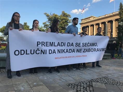 Serbian Activists Commemorate Srebrenica Anniversary In Belgrade
