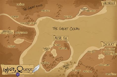 Idiot Quest World Map By Npc Jes On Deviantart
