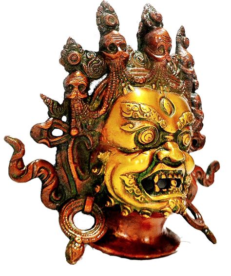 Mahakala Wooden Mask Buy Exclusive Nepalese Wood Crafts