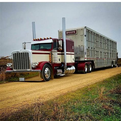 Peterbilt Custom Bull Hauler Peterbilt Trucks Big Rig Trucks My Xxx