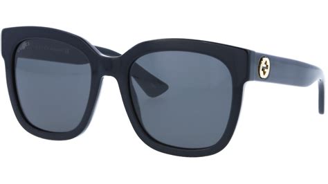 gucci gg0034s 002 black sunglasses online sale uk