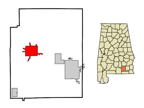 Image Coffee County Alabama Incorporated And Unincorporated Areas Elba