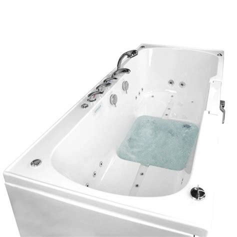 Ella Bubbles Big4two Two Seat Acrylic Outward Swing Door Walk In Bathtub With Independently