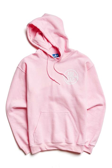 Adidas Originals Back Again Hoodie Sweatshirt In Pink For Men Lyst