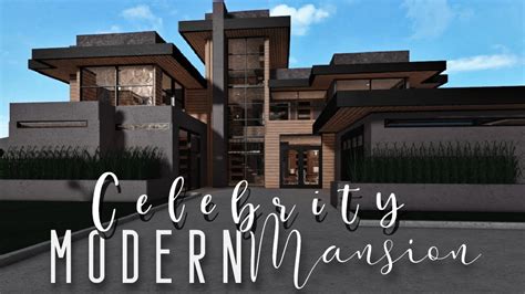 Celebrity Modern Mansion No Large Plot Roblox Bloxburg Youtube