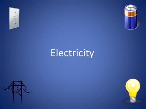 Electricity Ppt Template