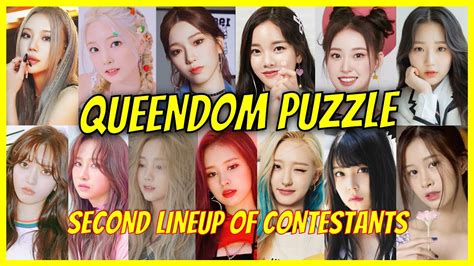 Queendom Puzzle Nd Lineup Of Contestants Youtube