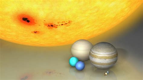 All Planets Compared To The Sun Photograph By Mark Garlickscience