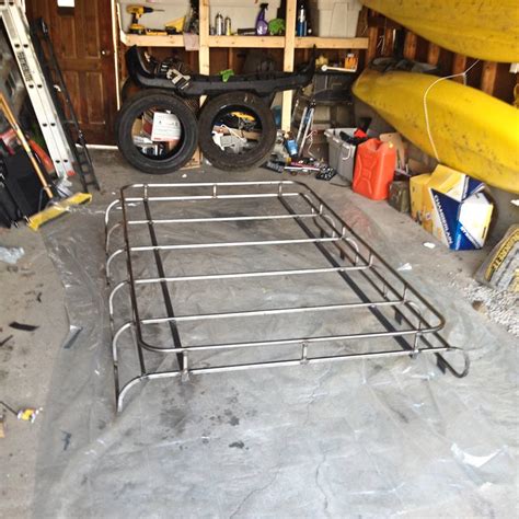 The rear load bar is the 4th tie in point, so i only need 3 poles, but i may end up making a 4th pole so the truck isnt stuck to the awning. DIY Roof Rack - Land Rover Forums - Land Rover Enthusiast ...