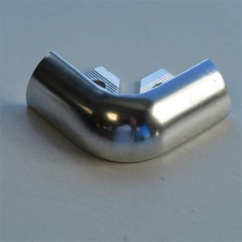 Sts Pair Bright Silver Deluxe 10mm Corners