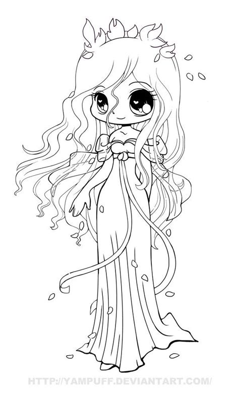 A coloring page full of characters ! Anime Chibi Angel Coloring Pages - Coloring Pages For All ...