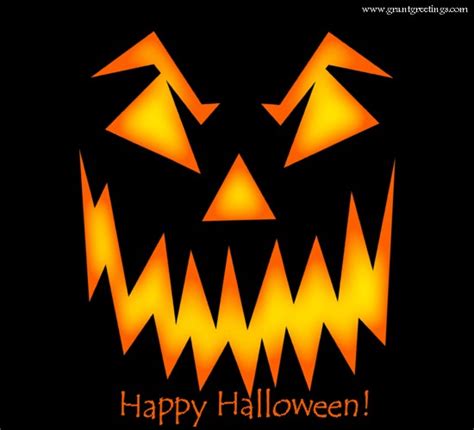 Happy Halloween Jack O Lantern Face Free Jack O Lantern Ecards 123