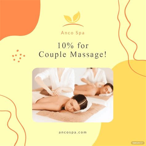Free Couple Massage Offer Post Instagram Facebook