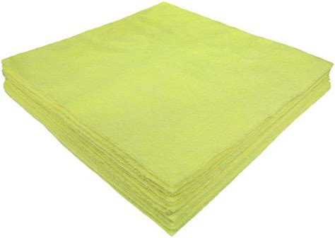 microfiber cloth 14 x 14 300gsm standard yellow eurow clean spot
