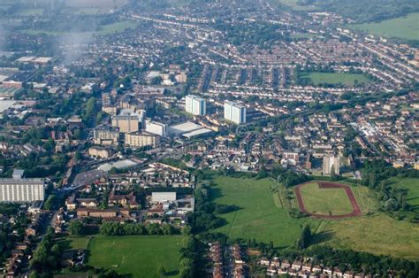 Feltham Hounslow Aerial View Stock Image Image Of Life Outdoors