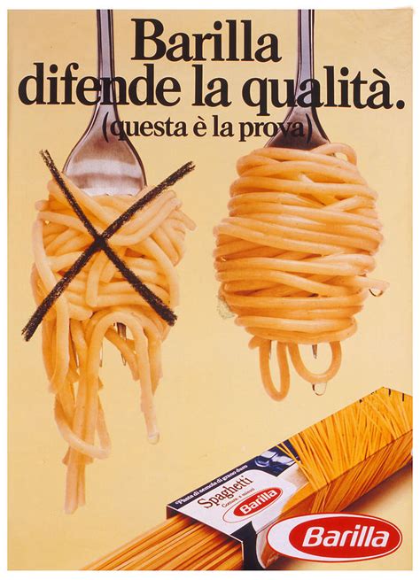 Barilla Italian Pasta Food Company Vintage Food Advertising Poster Digital Art By Siva