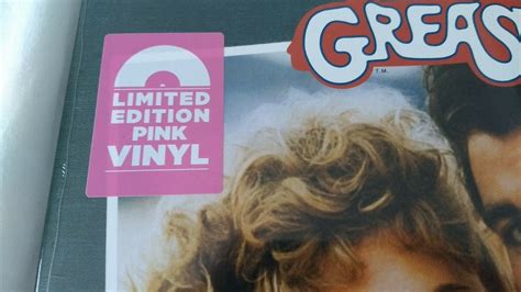 Grease Ost Limited Pink Vinyl Olivia Newton John