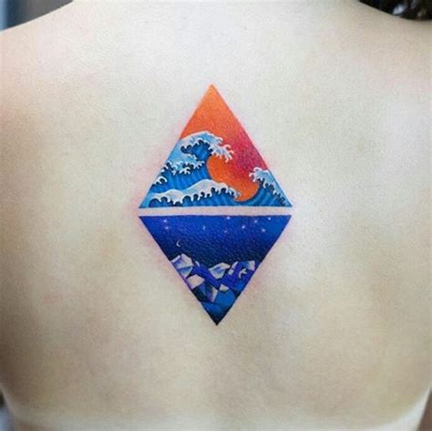 48 Awesome Ocean Tattoo Idea For Anyone Who Loves The Azure Water Bodies Blurmark Landscape