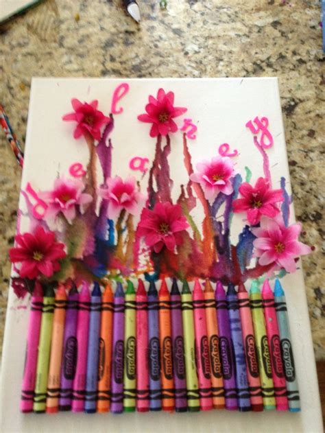 So we've come up with some 40th birthday gift ideas for the husband, friend, or whomever the birthday guy in your life! Melted Crayon Craft- really cute girl's birthday gift ...