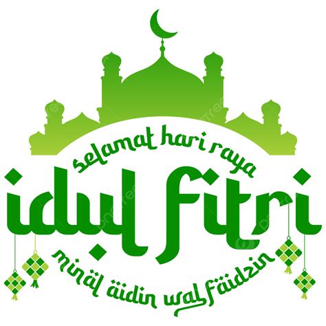 Selamat Hari Raya Idul Fitri Wint Green Color Idul Fitri Ramadhan