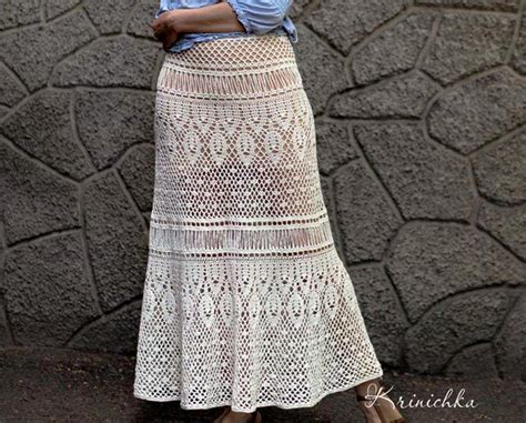 Crochet Maxi Skirt Pattern For Sizes S 5xl Boho Crochet Skirt Etsy España