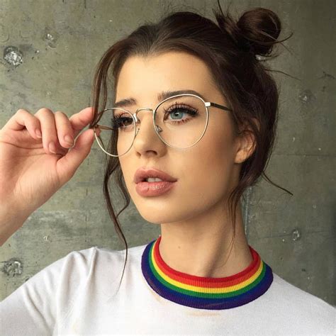 ଘ Seldsum ଓ⁾⁾ Sarah Mcdaniel Fashion Eye Glasses Girls With Glasses