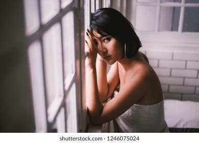 Sexy Naked Woman Covered By Blanket Stock Photo Shutterstock