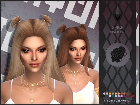 Woman Hair Bun Hairstyle Fashion The Sims 4 P4 Sims4 Clove Share