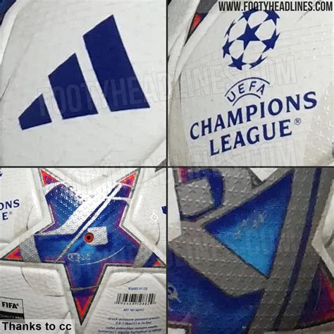 Adidas Champions League 23 24 Ball Leaked Footy Headlines