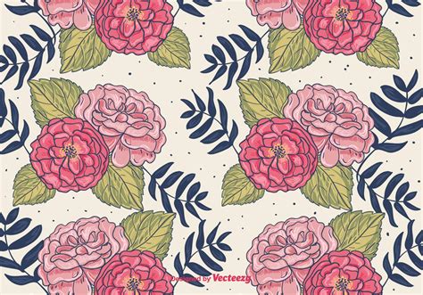 Hand Drawn Floral Background 128545 Vector Art At Vecteezy