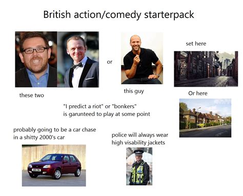 The British Action Comedy Starterpack Rstarterpacks