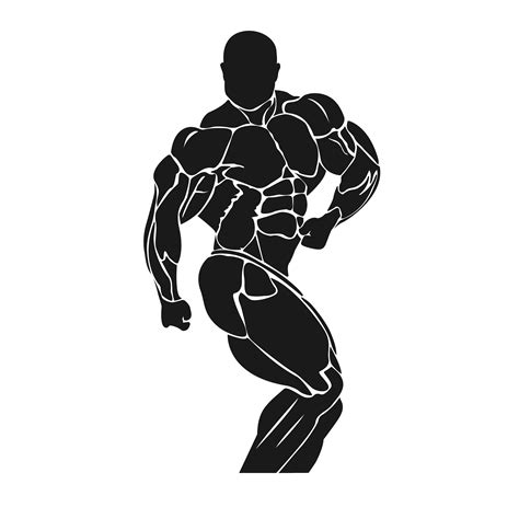 Bodybuilding Powerlifting Fitness Healthcare Illustrations