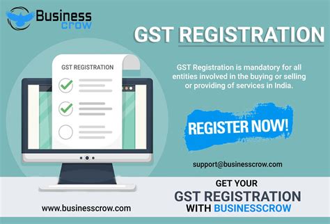 If you want to apply for GST Registration then BusinessCrow is the best 
