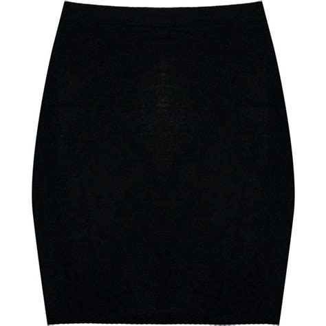 Boohoo Maisy Basic Jersey Mini Skirt Liked On Polyvore Featuring