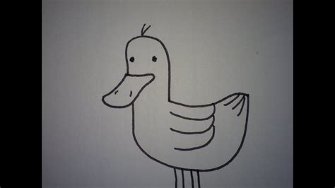 We gaan deze keer letterlijk niks natekenen! Hoe teken je een eend (makkelijk) ( how to draw a duck ...