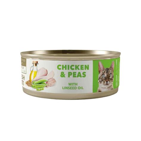 Amity Chicken And Peas Adult Cat Wet Food 80 Gr